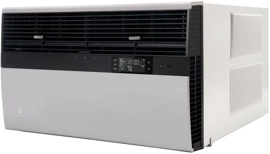 Friedrich KEL36A35A 28" Kuhl Plus Smart Air Conditioner with 35000 Cooling BTU 17300 Heating BTU Built-In Timer Slide Out Chassis Wi-Fi Auto Restart in White