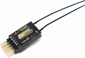 FrSky 2.4GHz Archer Plus R6 Receiver 6/24 Channels Compatible with FrSky 2.4GHz Access/ACCST D16 Capable Transmitters (HELIDIRECT)
