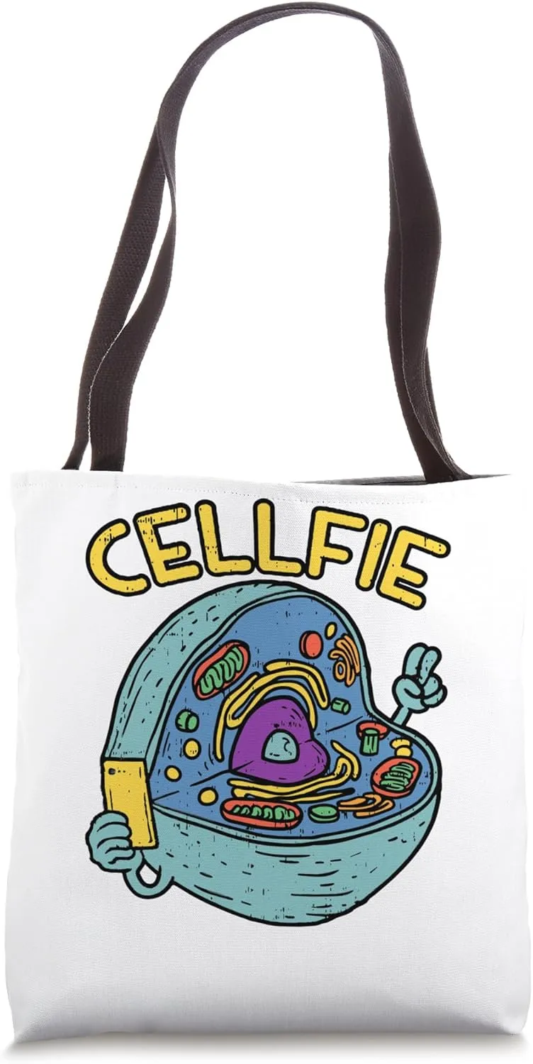 Funny Biology Teacher Science Teacher Cellie Biologist Scien Tote Bag