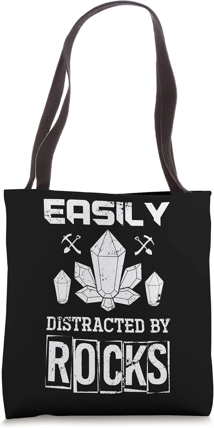 Funny Geologist Paleontologist Rock Collector Gift Geology Tote Bag