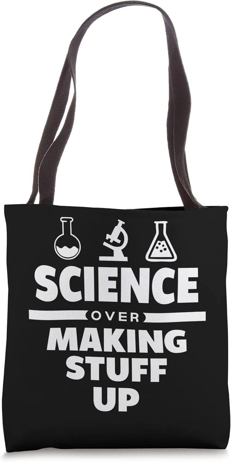 Funny Pro-Science Design | Physics Chemistry Tote Bag