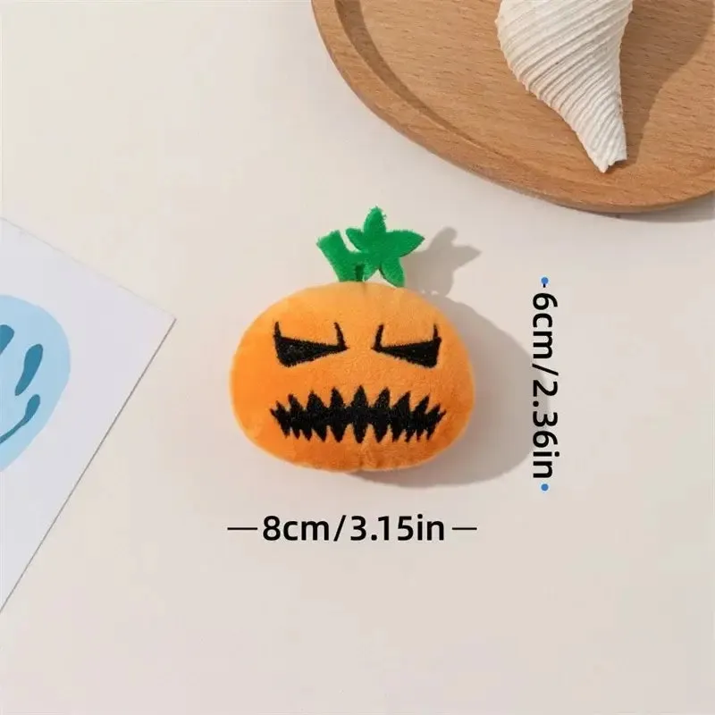 Funny Pumpkin Ghost Face Dog Toy – Halloween Chew Toy for Dogs