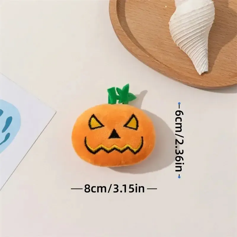 Funny Pumpkin Ghost Face Dog Toy – Halloween Chew Toy for Dogs