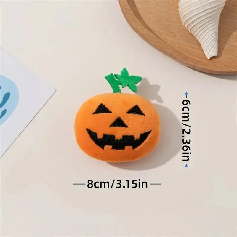 Funny Pumpkin Ghost Face Dog Toy – Halloween Chew Toy for Dogs