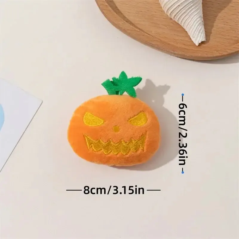 Funny Pumpkin Ghost Face Dog Toy – Halloween Chew Toy for Dogs