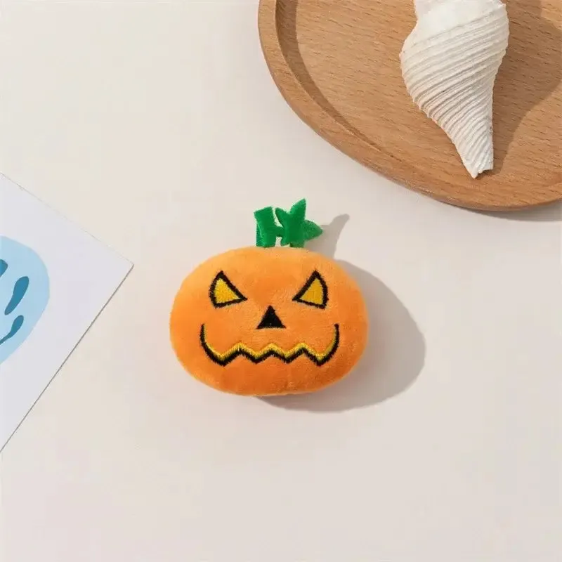 Funny Pumpkin Ghost Face Dog Toy – Halloween Chew Toy for Dogs