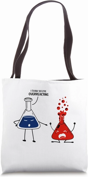 Funny chemist sayings scientist humor for nerds! Tote Bag