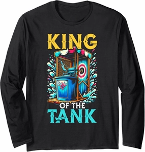 Funny Dunking Booth Carnival Game Dunk Tank Long Sleeve T-Shirt