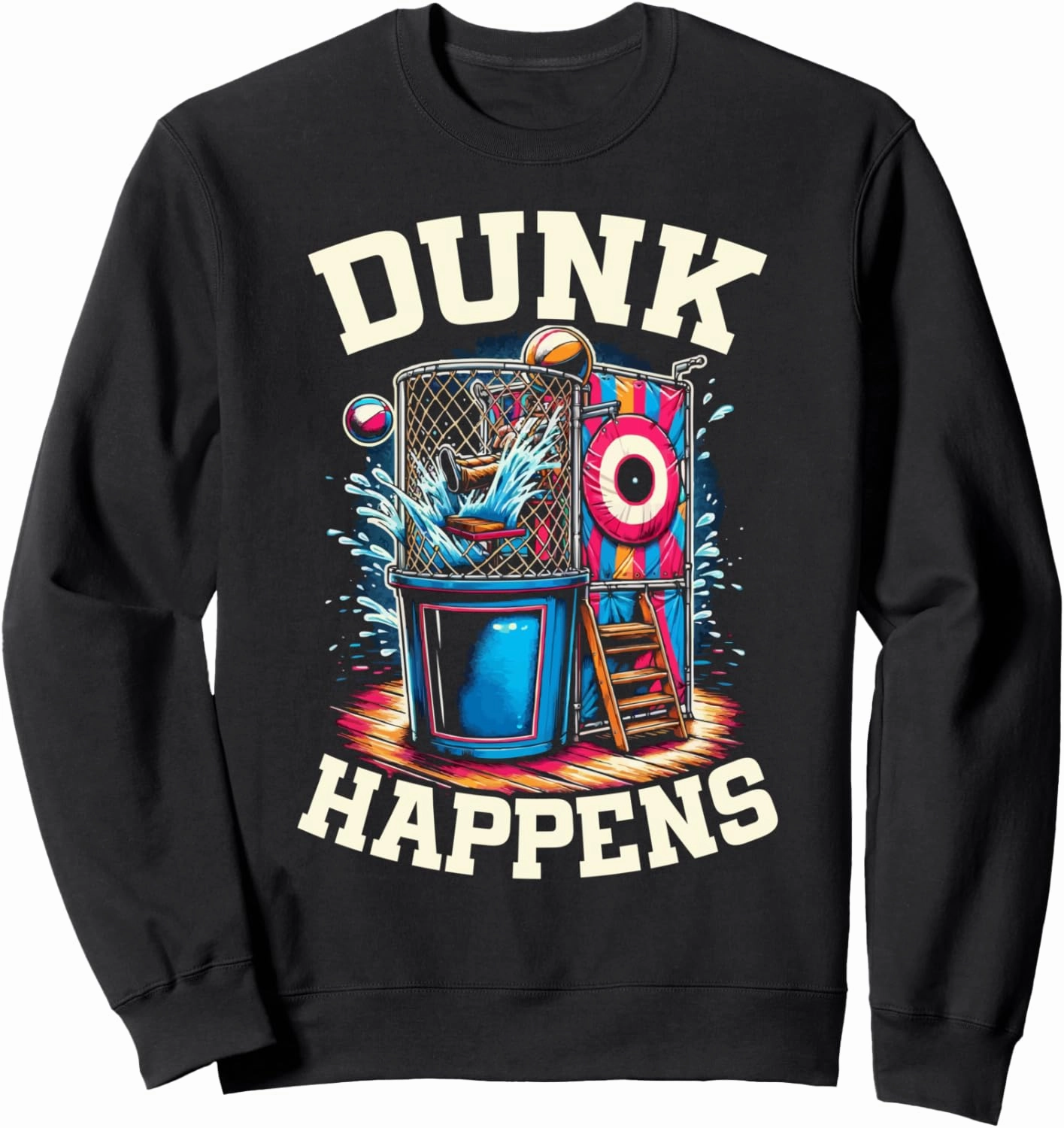 Funny Dunking Booth Carnival Game Dunk Tank Sweatshirt