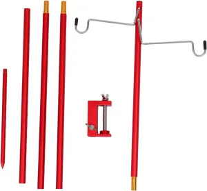 GALPADA Lantern Hanger Camping Light Bracket Portable Camping Table Tent Lights Aluminum Alloy Lamp Holder