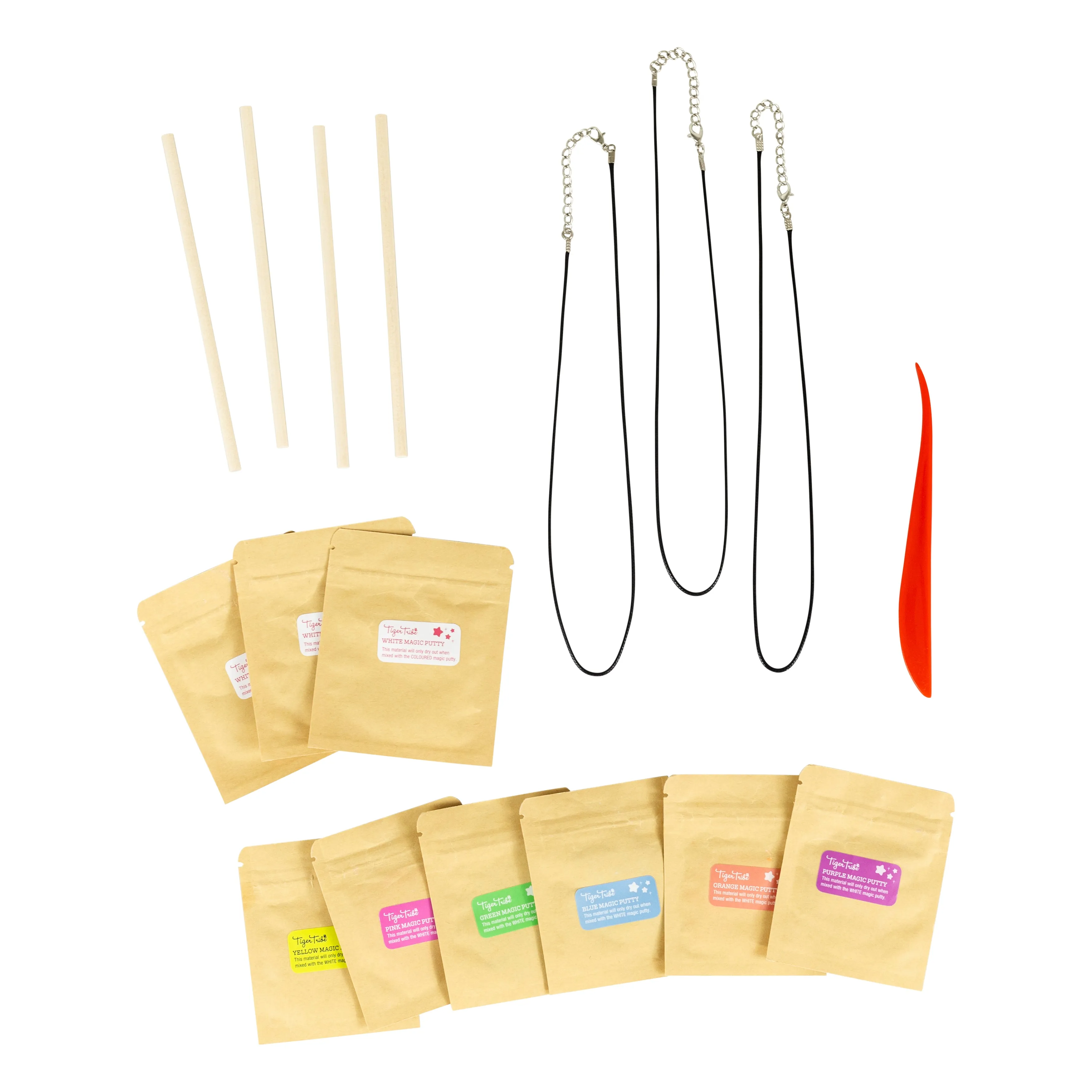 *GARAGE SALE* Tiger Tribe | Jewellery Design Kit - Twisty Bead Necklaces