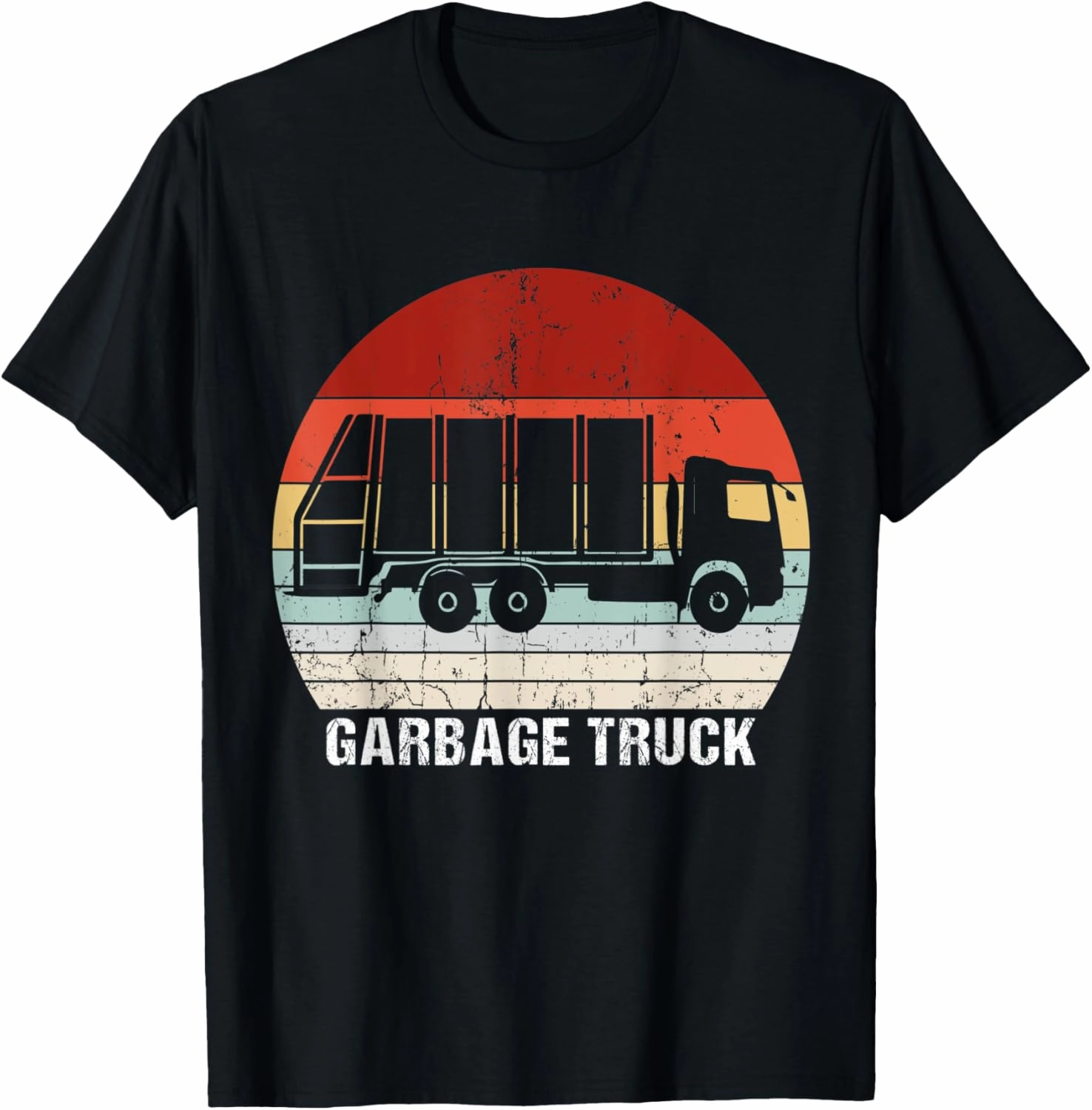 Garbage Truck pajamas Vintage Retro shirt for Truck Birthday T-Shirt
