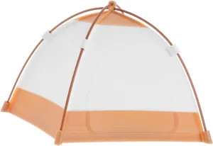 Garneck Miniature Camping Tent for Dollhouse DIY Dollhouse Accessories Portable Compact Design for Imaginative Play Creative Activities Tent Model