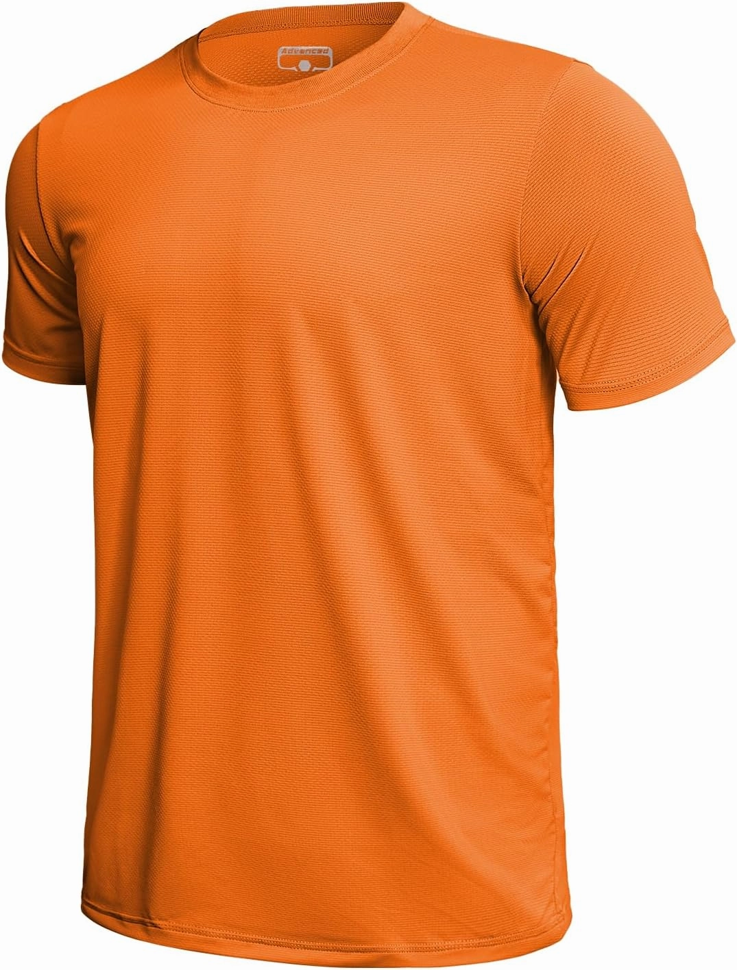 GEMYSE Men's Running Short Sleeve Shirt Sun Protection Quick Dry Moisture Wicking T-Shirts UPF 50  for Workout