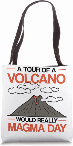 Geologist Volcano Minerals Science Tote Bag