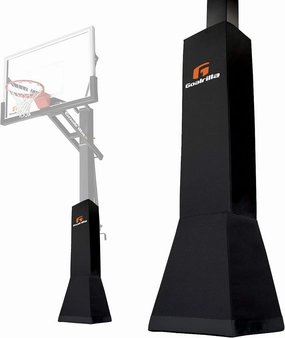 Goalrilla Deluxe Weatherproof Basketball Pole Pad for Ultimate Protection and Player Safety, Black