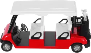 Golf Cart Model Pullback Mini Golf Cart Mini Golf Cart Collectible Golf Themed Golf Cart Golf Cart Pullback Action Golf Cart Diecast Model Mini Golf Cart Diecast Red Alloy