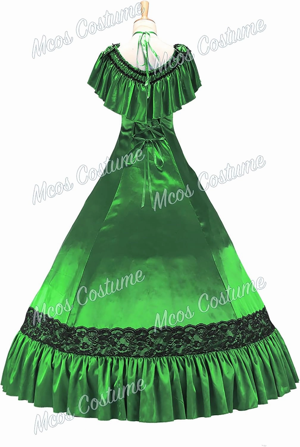Gorgeous Herrlich Elegant Lolita Doll Neck Strap Lace Ball Gown Dress Green