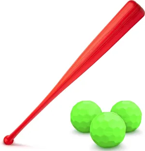 GoSports LotBall Backyard Baseball Bat and Ball Set - Plastic Baseball Game for Kids