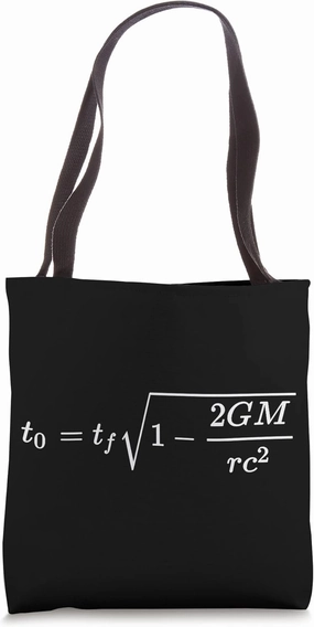 gravitational time dilation, physics and science Tote Bag