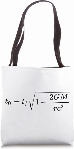 gravitational time dilation, physics and science Tote Bag