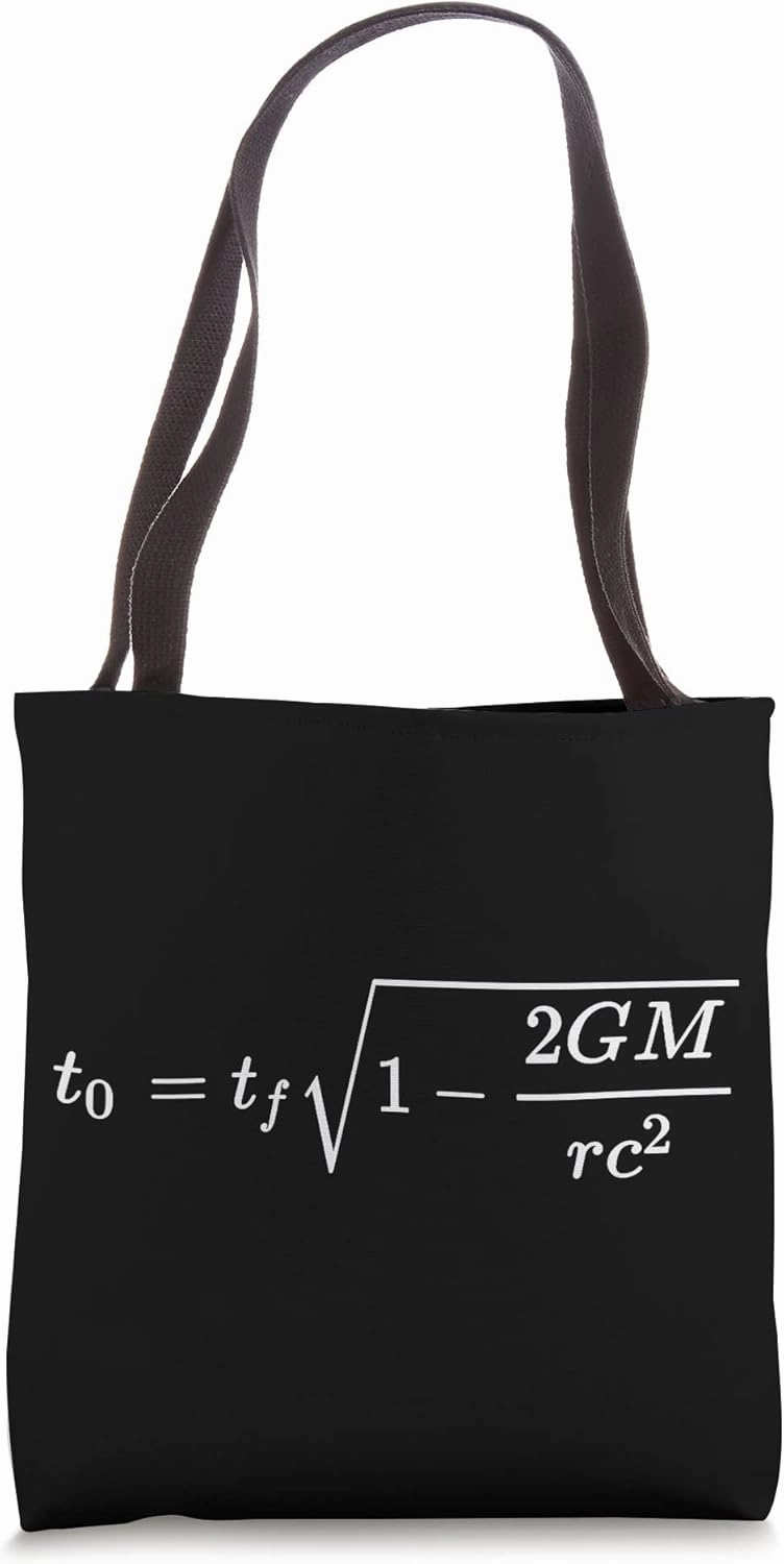 gravitational time dilation, physics and science Tote Bag
