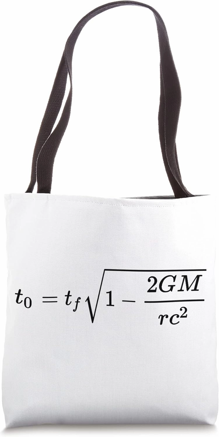 gravitational time dilation, physics and science Tote Bag