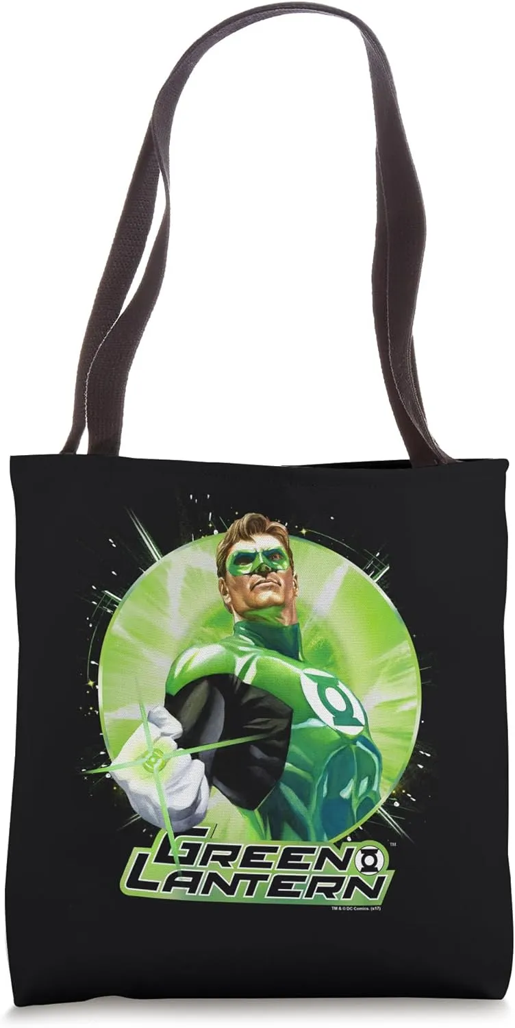 Green Lantern Green Static Tote Bag