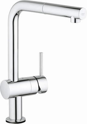 GROHE Minta Touch Single-Handle Pull-Out Kitchen Faucet, StarLight Chrome