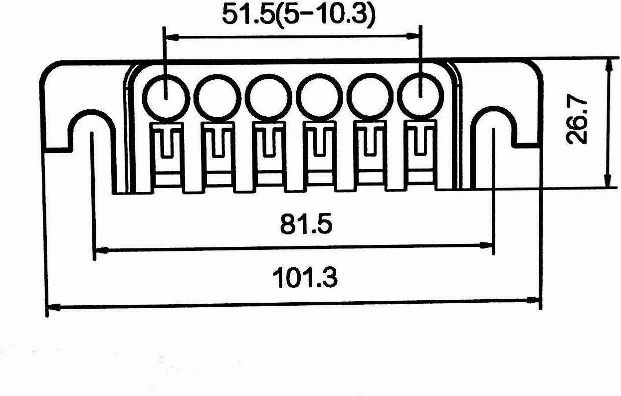 Guyker LP Guitar Tune-O-Matic Roller Saddle Bridge GM005   Vintage TP-6 Tailpiece Stop Bar Lock Combo Replacement Compatible with Les Paul LP 6 Strings Electric Guitar, Black
