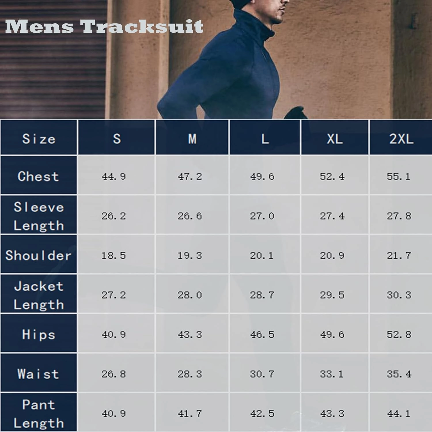 GYMELITE Men's Athletic Full Zip Tracksuit Set Fashion Workout Sweatsuit Track Long Sleeve Jackets and Pants 2 Piece Outfit