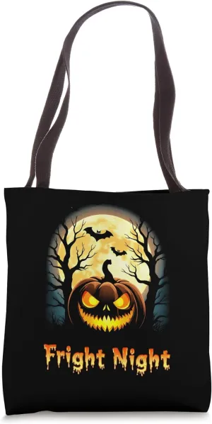 Halloween Pumpkin Jack O Lantern Fright Night Tote Bag