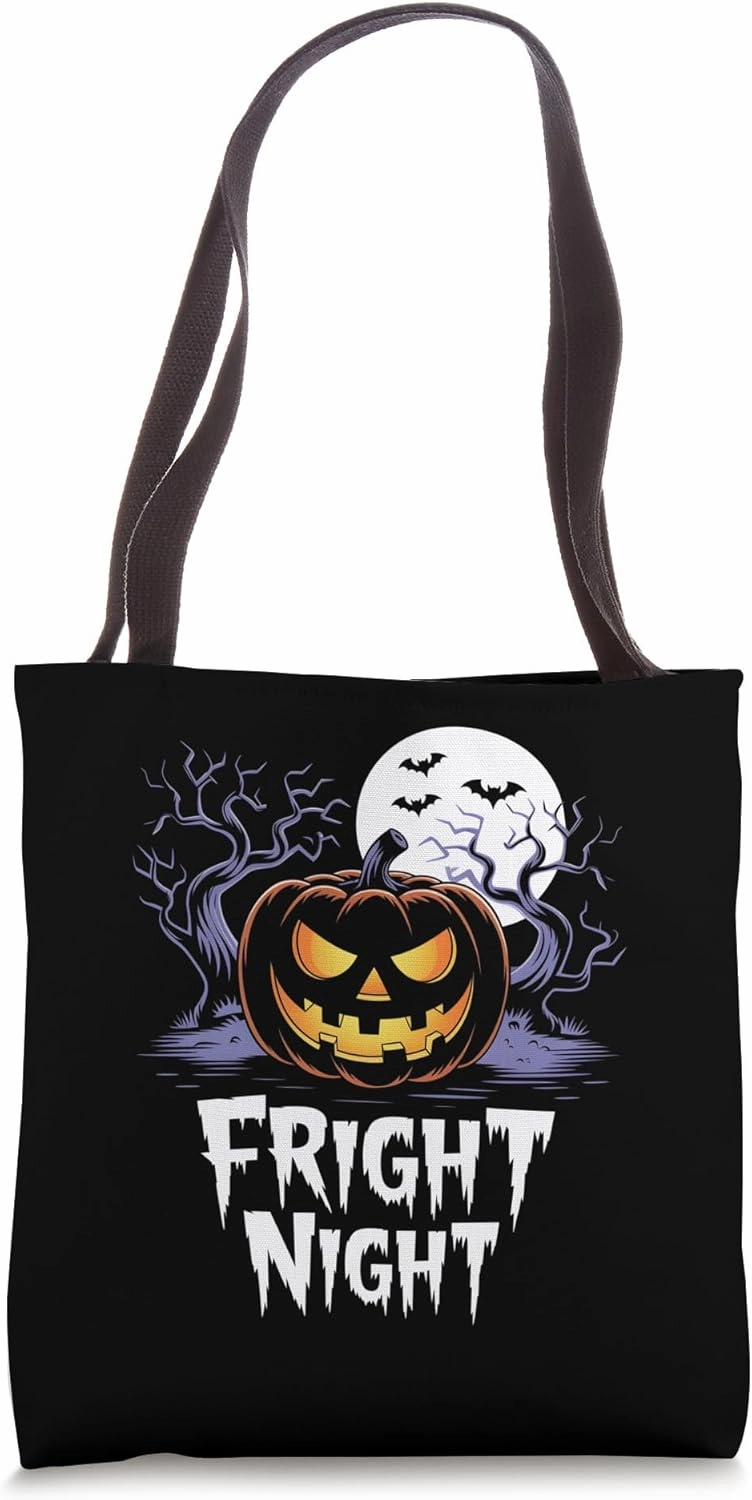 Halloween Pumpkin Jack O Lantern Fright Night Tote Bag