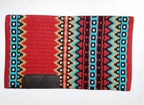 Handwoven Saddle Pad for Horse, Lightweight Non-Slip Structure, Horse Western Saddle Pad for Protection, Durable Equine Supplies