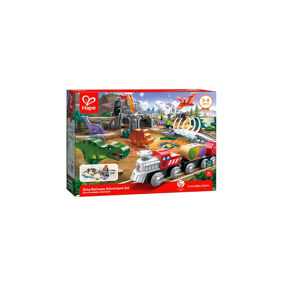 Hape Dino Railway Adventure Set