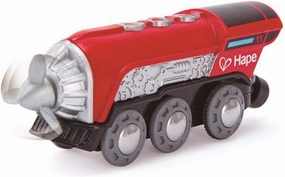 Hape Kids Wooden Railway Propeller Steam Engine