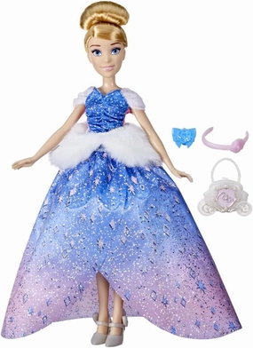 Hasbro F5043 Disney Princesses, Cinderella, Clothing Gallery, Fashion Doll, 10 Outfit Combinations, Toy for Children from 3 Years