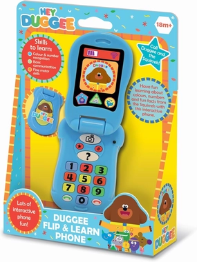 HD20 Flip & Learn Toy Phone for Kids-Helps Child Development, Learning, Problem Solving, Communication, Hand-Eye Coordination and Motor Skills, 18  Months, Light Beige