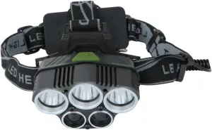 Headlamp Led Torch 5 Led Rechargeable Headlamp Waterproof for Hiking Flashlight Helmet Light Lantern