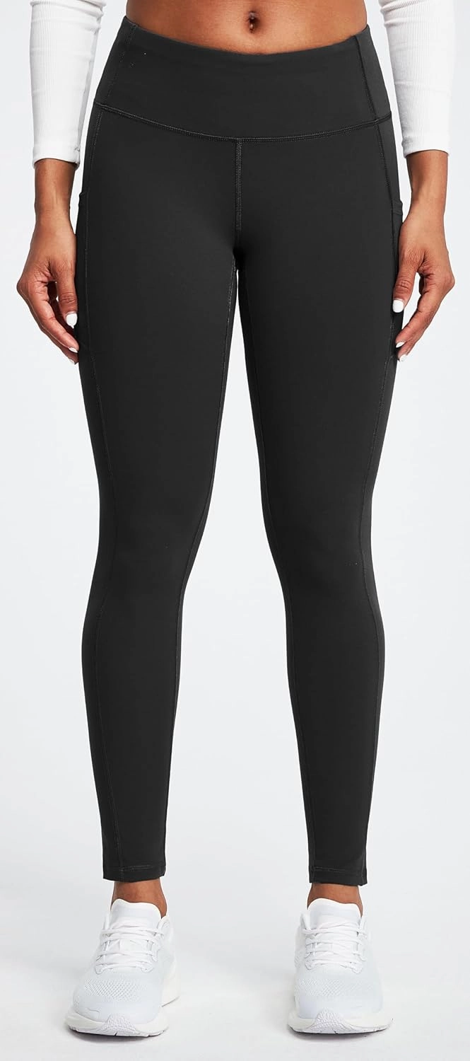 Heathyoga Fleece Lined Leggings with Pockets for Women Thermal Leggings Warm Leggings Women Winter High Waisted Yoga Pants
