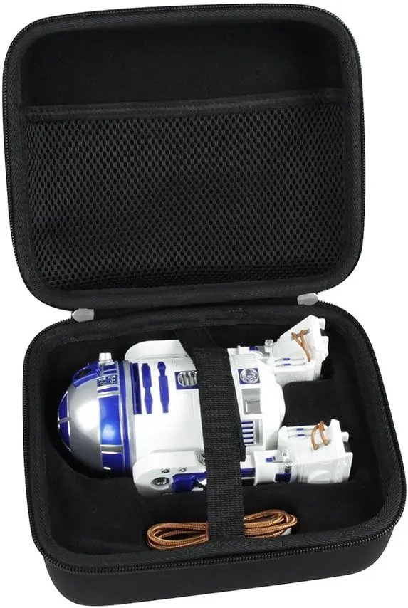 Hermitshell Hard EVA Travel Black Case Fits LEGO Star Wars R2-D2 Building Set - Collectible 3D Puzzle