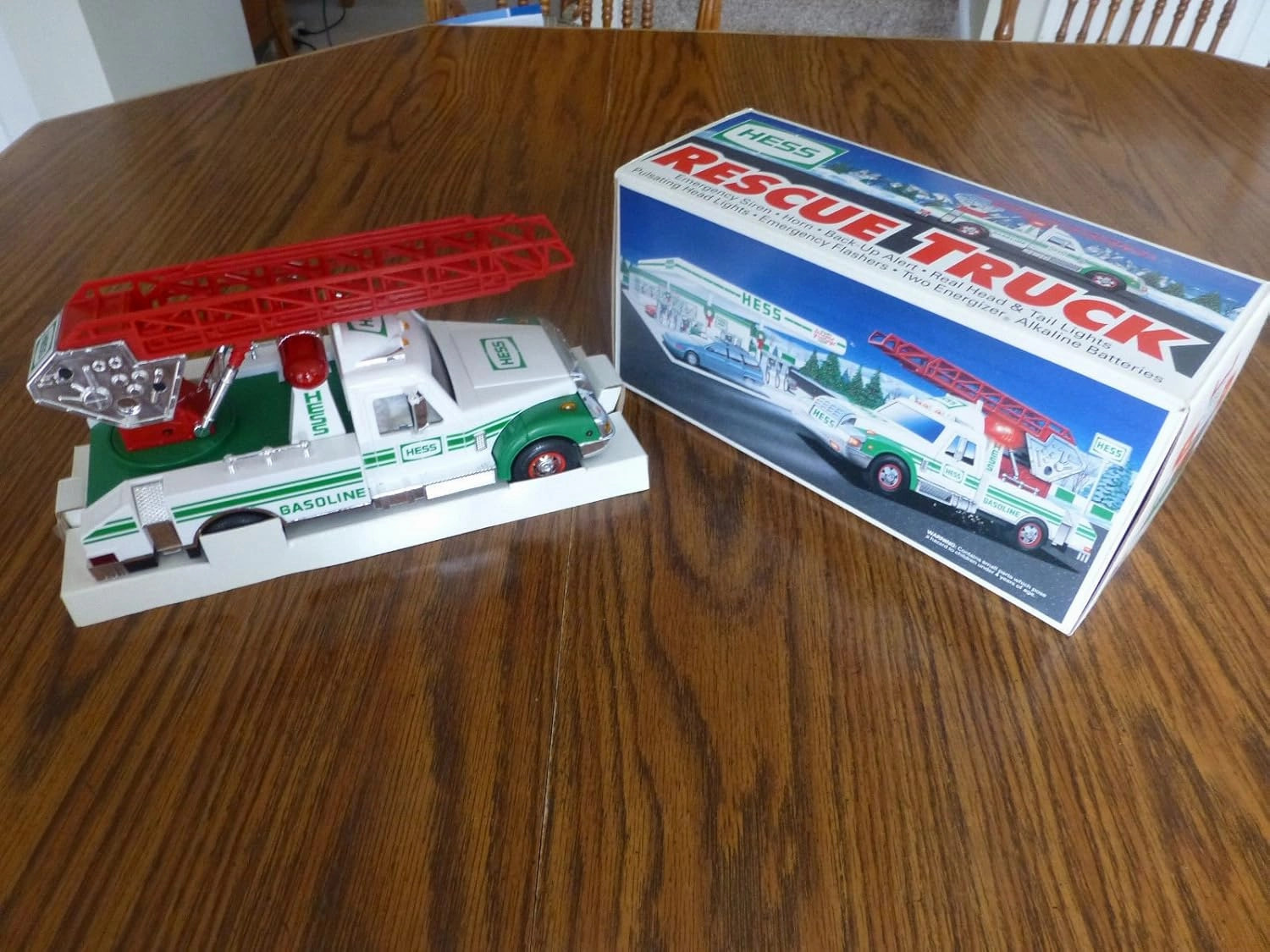 Hess 1994 Rescue Truck with Emergency Siren, Horn, Back Up Alert