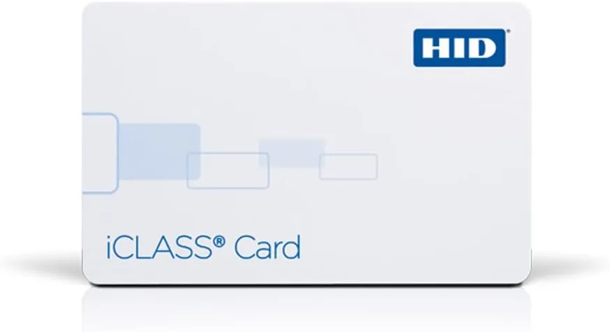 HID ICLASS Card 2K/2 Composite, CONFIGURED G, NO-PROG, F/B Gloss W/MAG, NO Mark 2100CG1NN