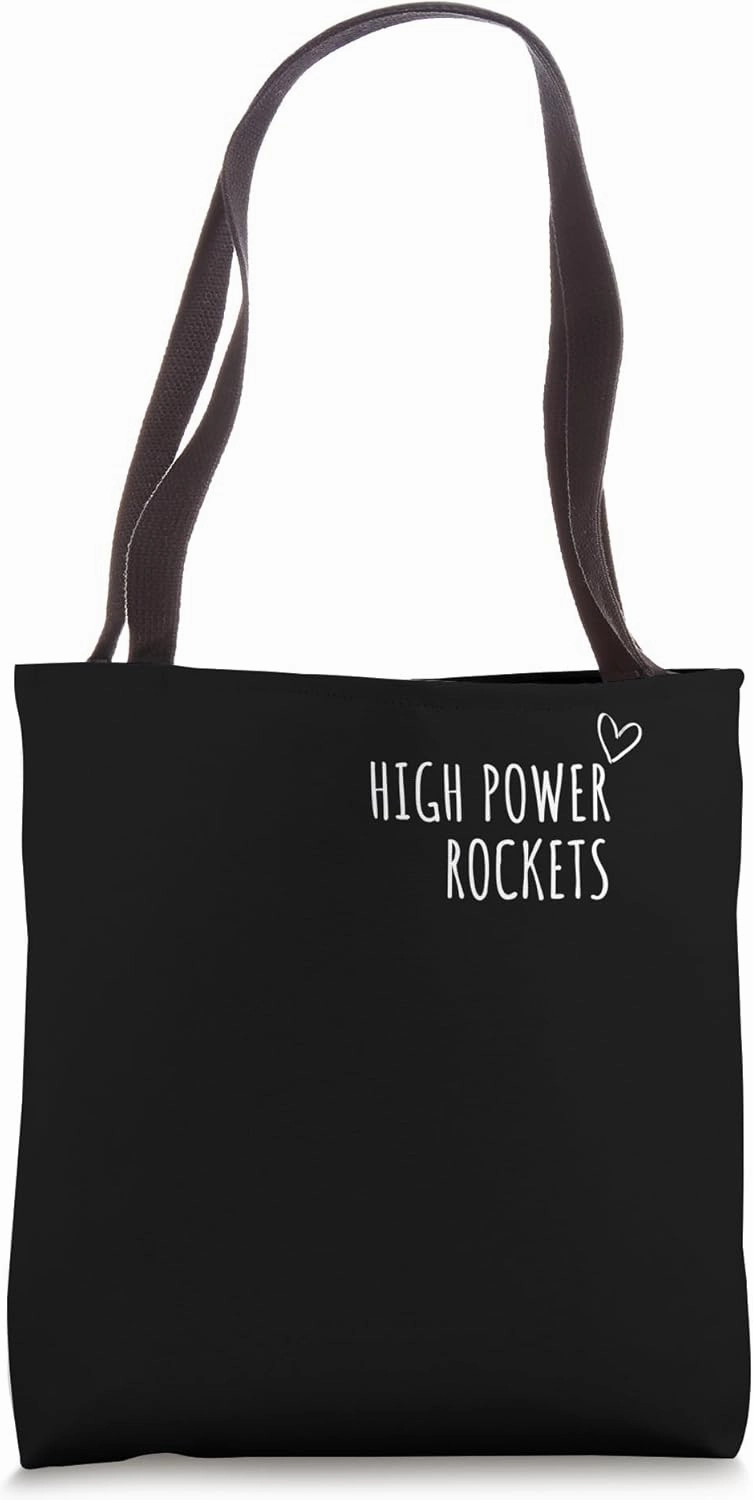High Power Rockets Model Rocketry Launch Men Women Kids Tote Bag