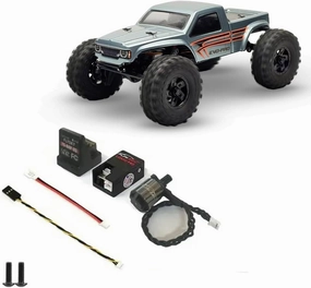 HobbyPlus CR-18P EVO Pro 1/18 Scale Off-Road 4WD Brushed Mini RC Crawler RTR with Furitek Starter Brushless Power System with Receiver - RC Cars, RC Crawler 1/18 Toy Vehicles
