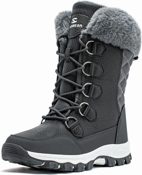 HOBIBEAR Girls Boys Kids Snow Boots Waterproof Slip Resistant Outdoor Winter Shoes(Kids/Little Kids/Big Kids)