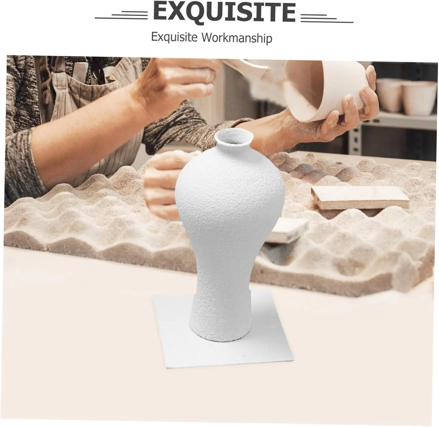 HOMSFOU 4sets Pottery Artwork Kiln Pads Kiln Ceramic Artwork Pads Non-Stick Accessories 5pcs*4