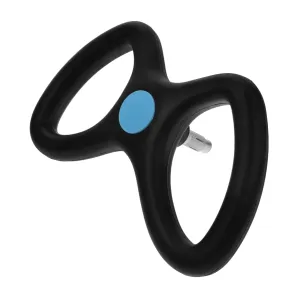 HONITANO Portable Steering Wheel for Replacement Steering Wheel for Swing Cars Easy Installation for Outdoor Playground Fun Interactive Driving Simulation