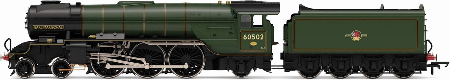 Hornby Steam Train - R3977 BR, Thompson Class A2/2, 4-6-2, 60502 'Earl Marischal' - Era 5 00 Gauge Locomotives for Train Set, Engine Models for Adults - 1:76 Scale Model Gift