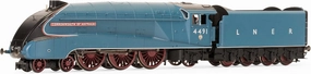 Hornby Steam Train - R3992 LNER, A4 Class, 4-6-2, 4491 ‘Commonwealth of Australia’ - Era 3 00 Gauge Locomotives for Train Set, Engine Models for Adults - 1:76 Scale Model Gift